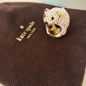 Kate Spade ♠️ bear ring